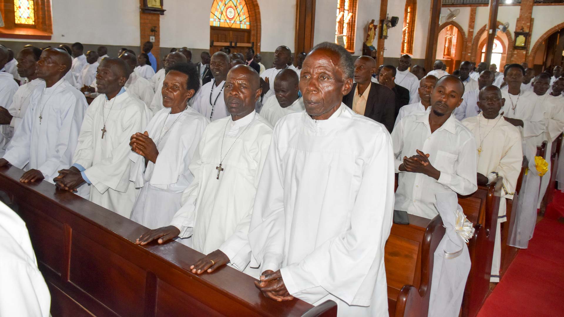 Masaka catechists celebrating the day in Masaka diocese