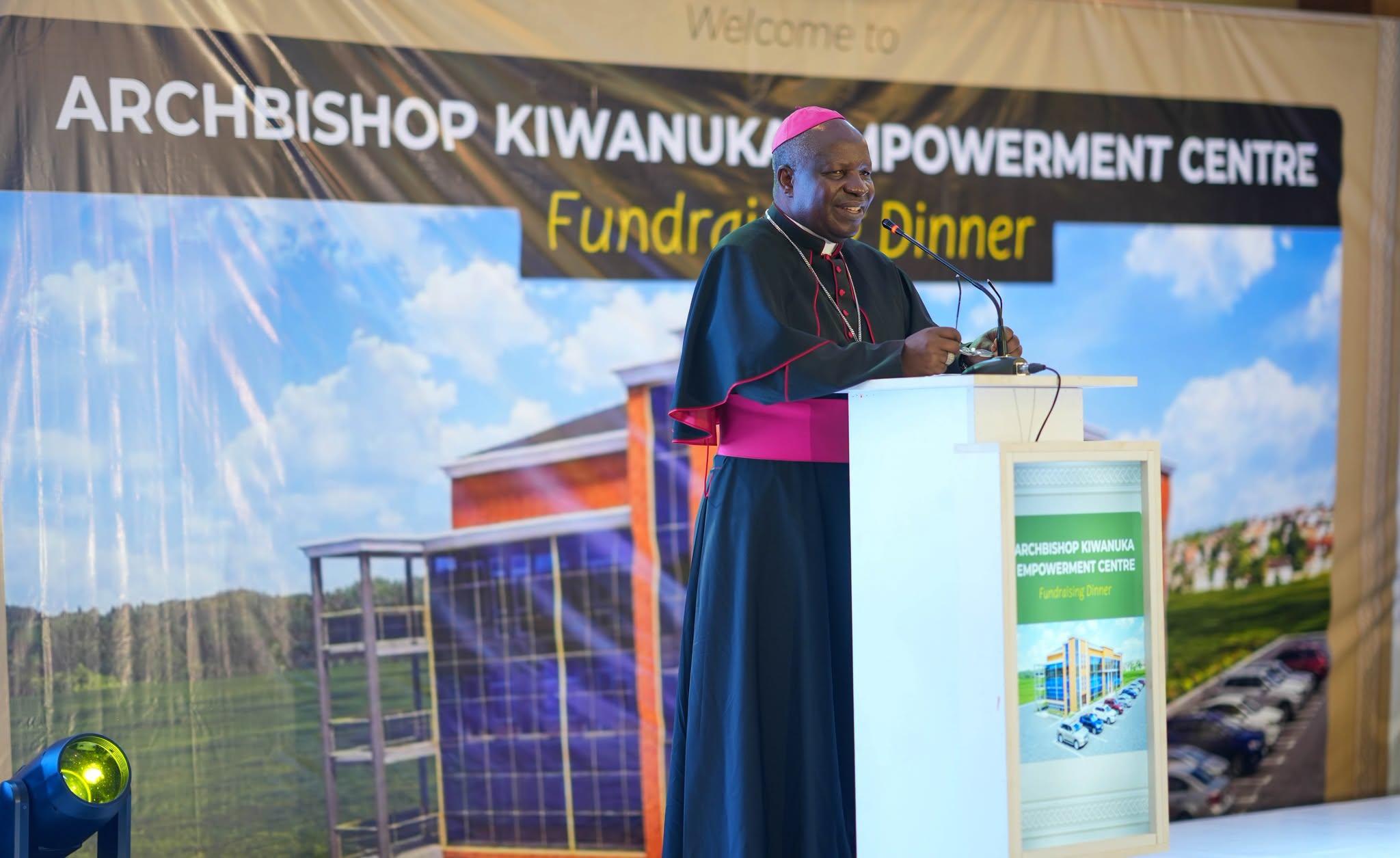 Bishop Jjumba delivering speech