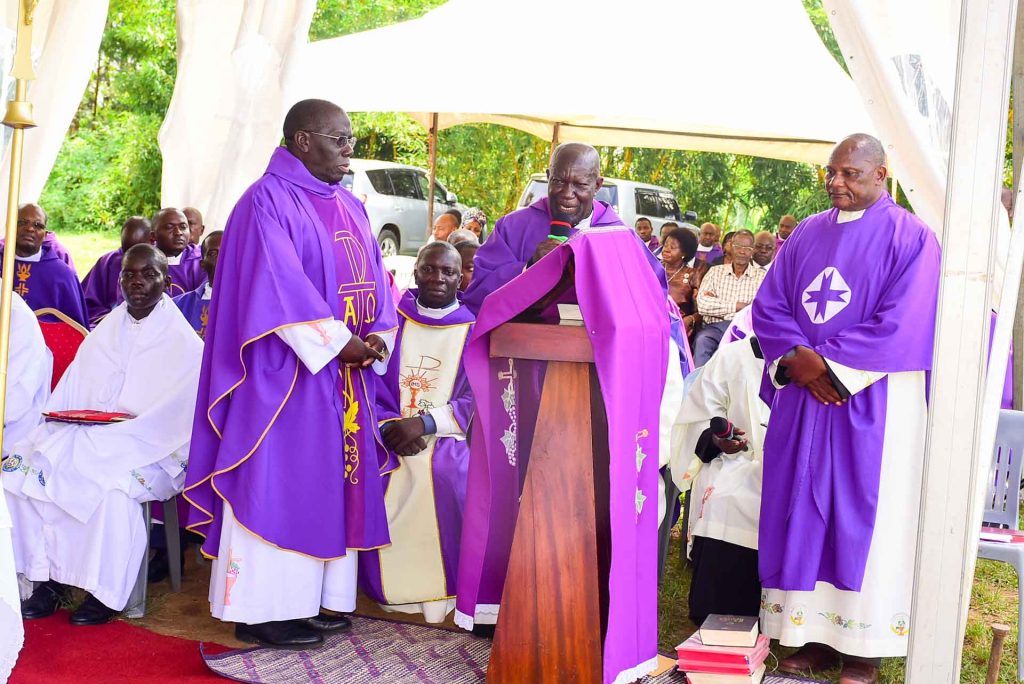 During a speech at the burial of Rev. Fr. Dr. Kituuma