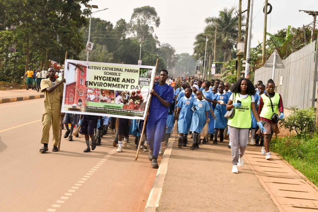 Learners Join Church, City Leaders to Promote Clean and Green Masaka City